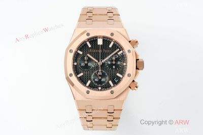 APS Factory Audemars Piguet Royal Oak 41mm Calibre 4401 Movement Deep Green Face RG Band Watch
